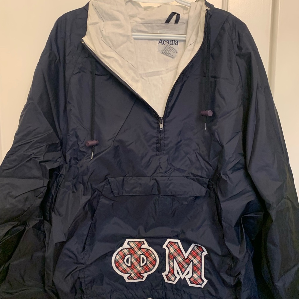 Phi Mu Pullover Windbreaker